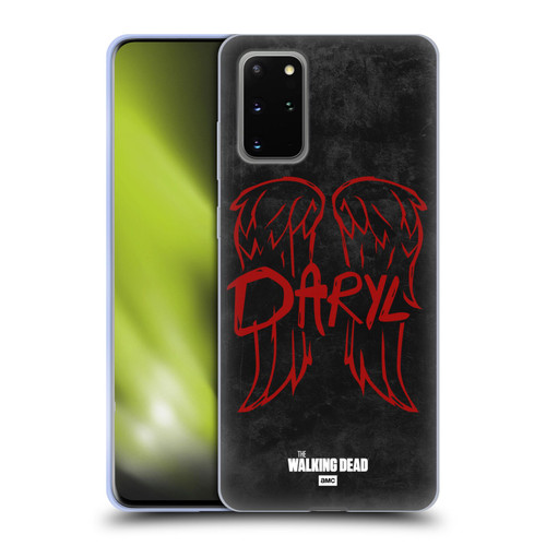 AMC The Walking Dead Daryl Dixon Iconic Wings Logo Soft Gel Case for Samsung Galaxy S20+ / S20+ 5G