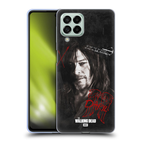 AMC The Walking Dead Daryl Dixon Iconic Grafitti Soft Gel Case for Samsung Galaxy M53 (2022)