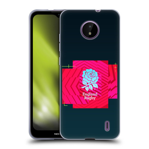 England Rugby Union This Rose Means Everything Logo in Black Soft Gel Case for Nokia C10 / C20