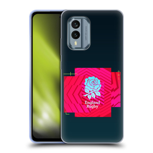 England Rugby Union This Rose Means Everything Logo in Black Soft Gel Case for Nokia X30