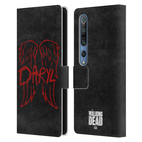 AMC The Walking Dead Daryl Dixon Iconic Wings Logo Leather Book Wallet Case Cover For Xiaomi Mi 10 5G / Mi 10 Pro 5G