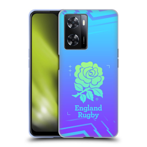 England Rugby Union This Rose Means Everything Logo in Purple Soft Gel Case for OPPO A57s