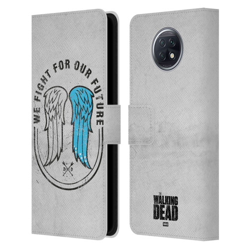 AMC The Walking Dead Daryl Dixon Iconic Wings Leather Book Wallet Case Cover For Xiaomi Redmi Note 9T 5G