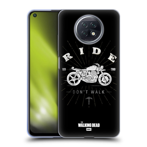 AMC The Walking Dead Daryl Dixon Iconic Ride Don't Walk Soft Gel Case for Xiaomi Redmi Note 9T 5G