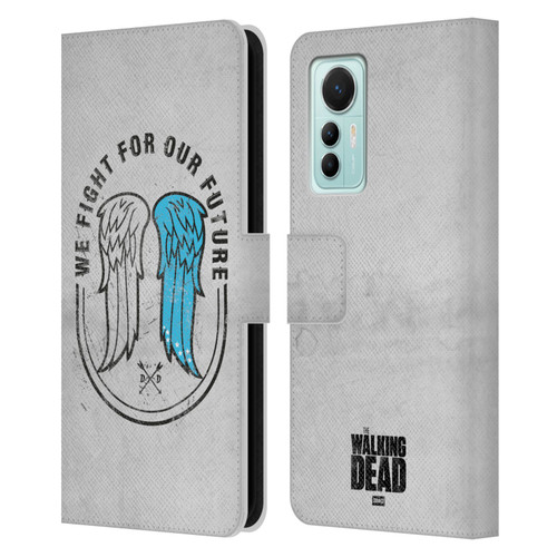 AMC The Walking Dead Daryl Dixon Iconic Wings Leather Book Wallet Case Cover For Xiaomi 12 Lite