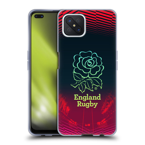 England Rugby Union This Rose Means Everything Logo in Red Soft Gel Case for OPPO Reno4 Z 5G
