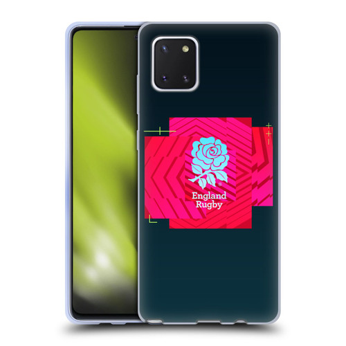 England Rugby Union This Rose Means Everything Logo in Black Soft Gel Case for Samsung Galaxy Note10 Lite
