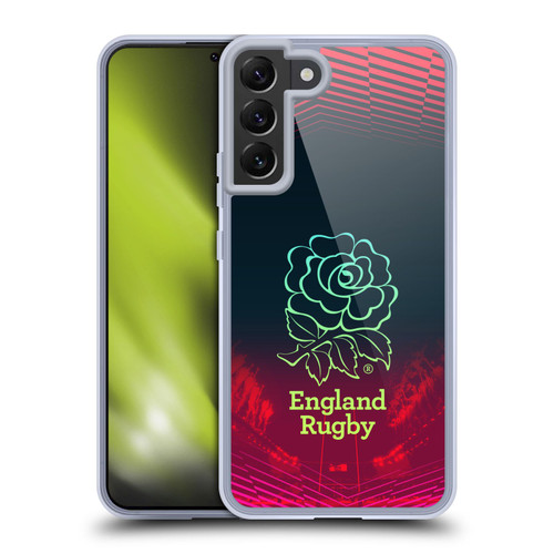 England Rugby Union This Rose Means Everything Logo in Red Soft Gel Case for Samsung Galaxy S22+ 5G
