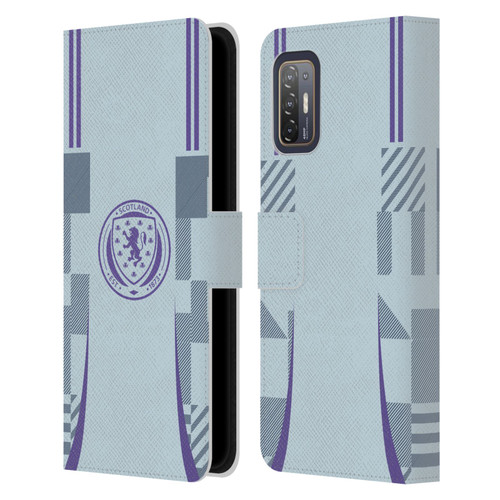 Scotland National Football Team 2024/25 Kits Away Leather Book Wallet Case Cover For HTC Desire 21 Pro 5G
