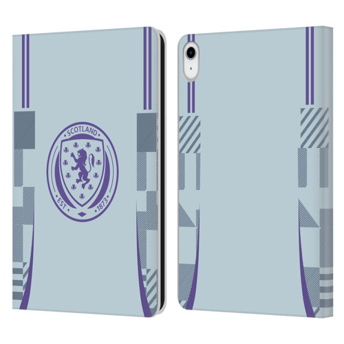 Scotland National Football Team 2024/25 Kits Away Leather Book Wallet Case Cover For Apple iPad 10.9 (2022)
