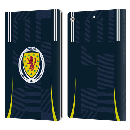 Scotland National Football Team 2024/25 Kits Home Leather Book Wallet Case Cover For Apple iPad 10.2 2019/2020/2021