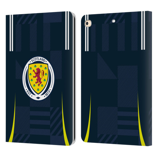 Scotland National Football Team 2024/25 Kits Home Leather Book Wallet Case Cover For Apple iPad 9.7 2017 / iPad 9.7 2018