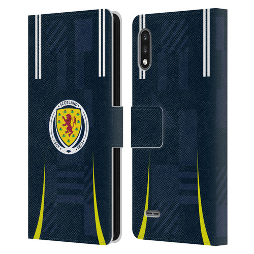 Scotland National Football Team 2024/25 Kits Home Leather Book Wallet Case Cover For LG K22