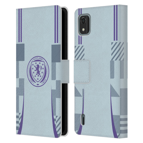Scotland National Football Team 2024/25 Kits Away Leather Book Wallet Case Cover For Nokia C2 2nd Edition