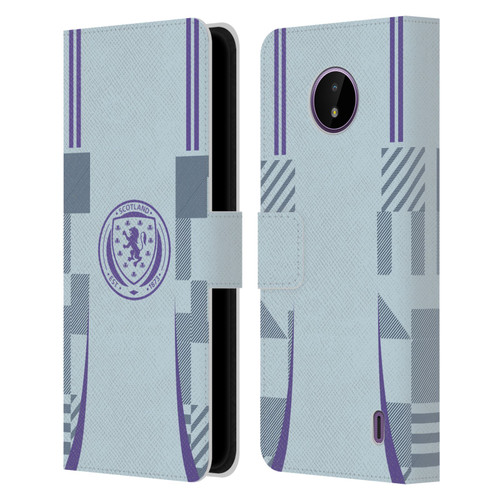 Scotland National Football Team 2024/25 Kits Away Leather Book Wallet Case Cover For Nokia C10 / C20