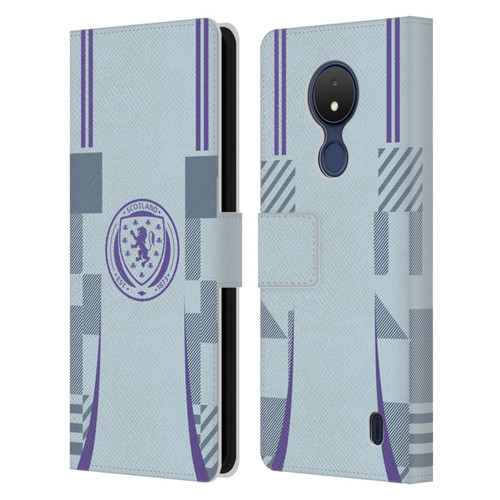 Scotland National Football Team 2024/25 Kits Away Leather Book Wallet Case Cover For Nokia C21