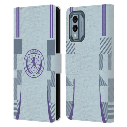 Scotland National Football Team 2024/25 Kits Away Leather Book Wallet Case Cover For Nokia X30