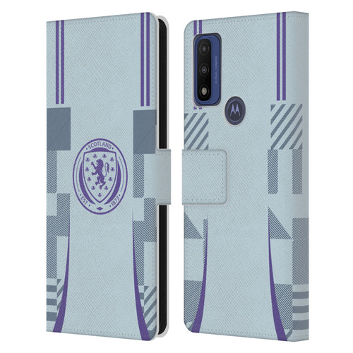 Scotland National Football Team 2024/25 Kits Away Leather Book Wallet Case Cover For Motorola G Pure