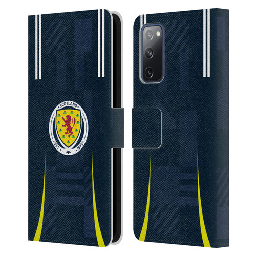 Scotland National Football Team 2024/25 Kits Home Leather Book Wallet Case Cover For Samsung Galaxy S20 FE / 5G