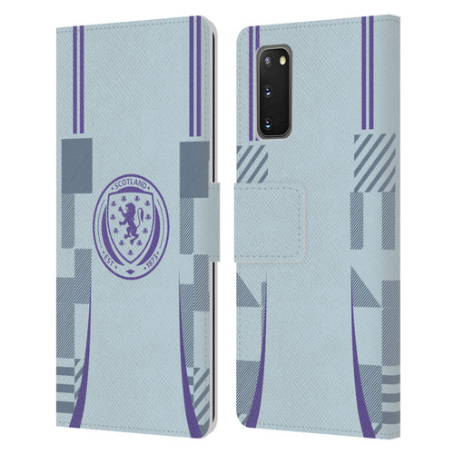Scotland National Football Team 2024/25 Kits Away Leather Book Wallet Case Cover For Samsung Galaxy S20 / S20 5G