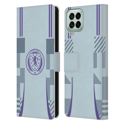 Scotland National Football Team 2024/25 Kits Away Leather Book Wallet Case Cover For Samsung Galaxy M33 (2022)