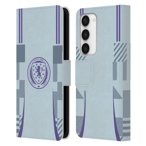 Scotland National Football Team 2024/25 Kits Away Leather Book Wallet Case Cover For Samsung Galaxy S23 5G