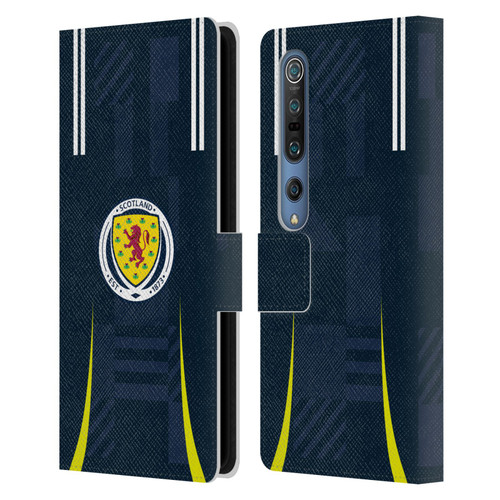 Scotland National Football Team 2024/25 Kits Home Leather Book Wallet Case Cover For Xiaomi Mi 10 5G / Mi 10 Pro 5G