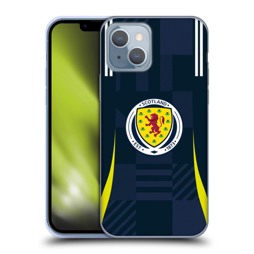Scotland National Football Team 2024/25 Kits Home Soft Gel Case for Apple iPhone 14