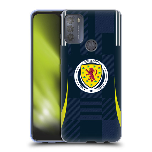 Scotland National Football Team 2024/25 Kits Home Soft Gel Case for Motorola Moto G50
