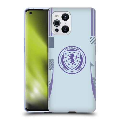 Scotland National Football Team 2024/25 Kits Away Soft Gel Case for OPPO Find X3 / Pro