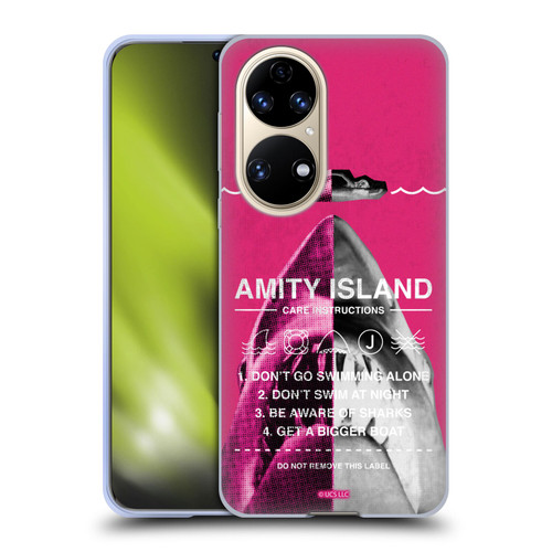 Jaws Art Halftone Soft Gel Case for Huawei P50