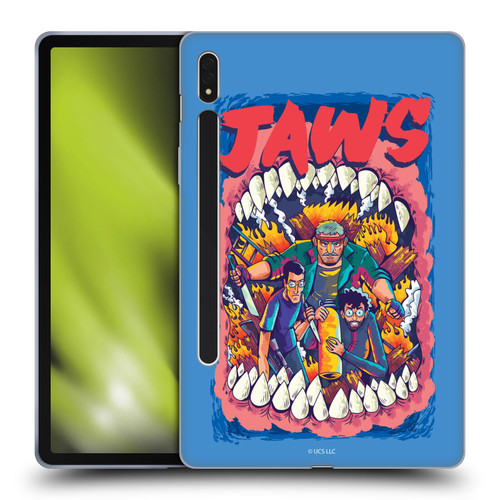 Jaws Art Key Art Soft Gel Case for Samsung Galaxy Tab S8