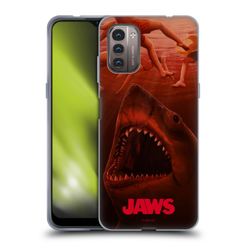 Jaws Art Poster Soft Gel Case for Nokia G11 / G21