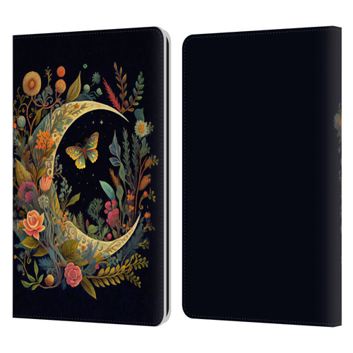 JK Stewart Art Crescent Moon Leather Book Wallet Case Cover For Amazon Kindle Paperwhite 1 / 2 / 3