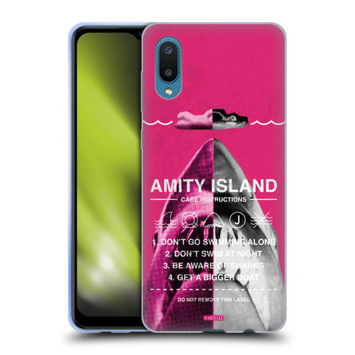 Jaws Art Halftone Soft Gel Case for Samsung Galaxy A02/M02 (2021)