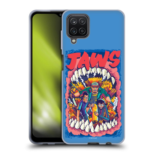 Jaws Art Key Art Soft Gel Case for Samsung Galaxy A12 (2020)