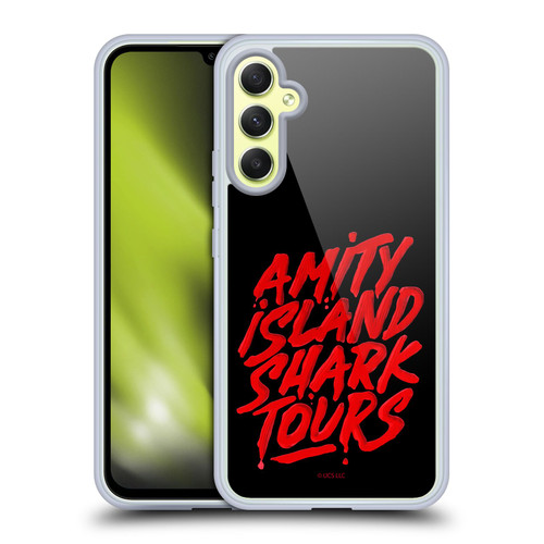 Jaws Art Shark Tour Soft Gel Case for Samsung Galaxy A34 5G