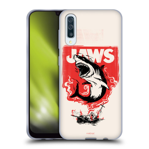 Jaws Art Fire Soft Gel Case for Samsung Galaxy A50/A30s (2019)