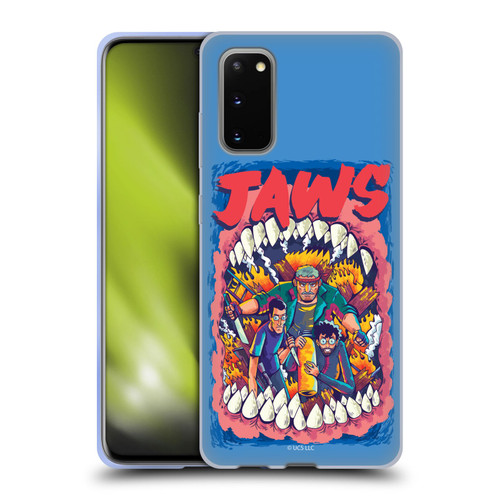 Jaws Art Key Art Soft Gel Case for Samsung Galaxy S20 / S20 5G