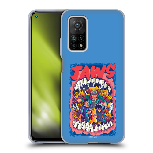 Jaws Art Key Art Soft Gel Case for Xiaomi Mi 10T 5G