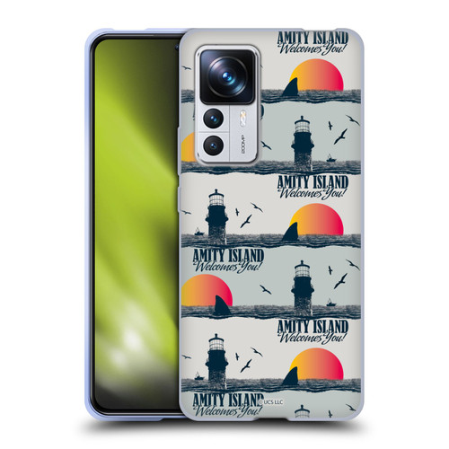 Jaws Art Pattern Amity Soft Gel Case for Xiaomi 12T Pro