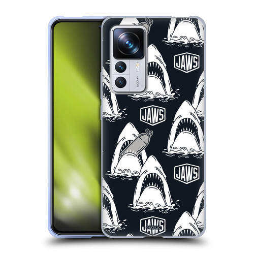 Jaws Art Pattern Shark Soft Gel Case for Xiaomi 12T Pro