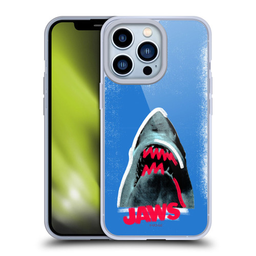 Jaws Graphics Distressed Soft Gel Case for Apple iPhone 13 Pro