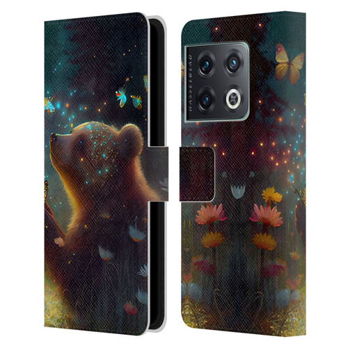 JK Stewart Art Bear Leather Book Wallet Case Cover For OnePlus 10 Pro