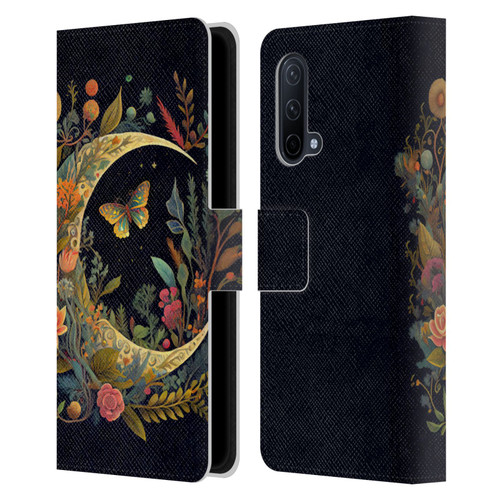 JK Stewart Art Crescent Moon Leather Book Wallet Case Cover For OnePlus Nord CE 5G