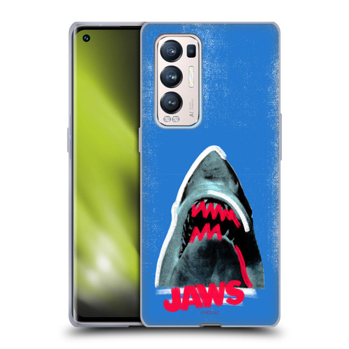 Jaws Graphics Distressed Soft Gel Case for OPPO Find X3 Neo / Reno5 Pro+ 5G