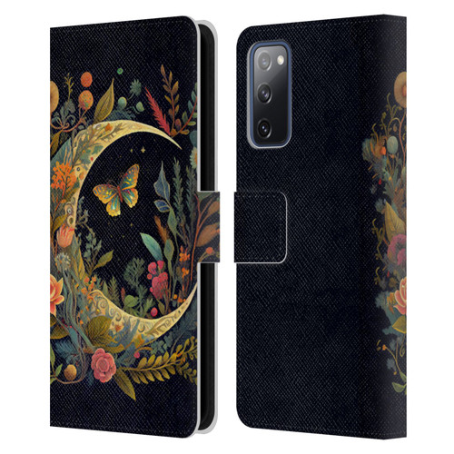 JK Stewart Art Crescent Moon Leather Book Wallet Case Cover For Samsung Galaxy S20 FE / 5G