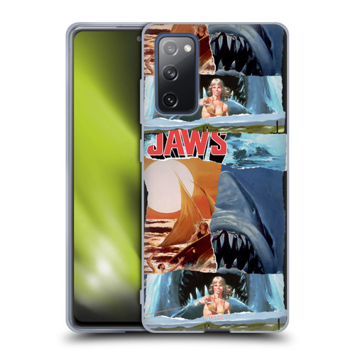 Jaws Graphics Collage Art Soft Gel Case for Samsung Galaxy S20 FE / 5G