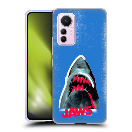 Jaws Graphics Distressed Soft Gel Case for Xiaomi 12 Lite