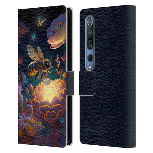 JK Stewart Art Bee Leather Book Wallet Case Cover For Xiaomi Mi 10 5G / Mi 10 Pro 5G